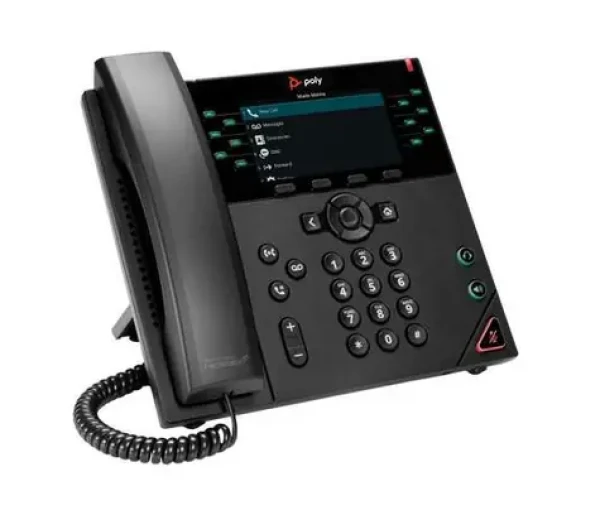 Poly VVX 450 / VoIP Telefon / 3-cestný možnost volání - SIP / SRTP / SDP / 12 řádků (8B1L7AA#AC3)
