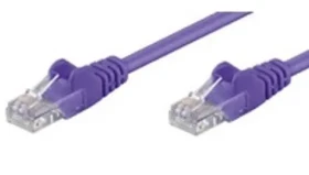MicroConnect CAT5e U/UTP 0.5m fialová / PVC (B-UTP5005P)