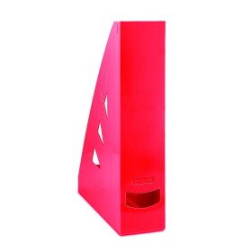 Stojan na časopisy Office Products, A4/70 mm - červený