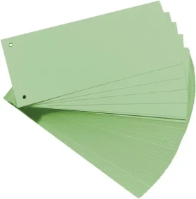 Herlitz Oddělovací pásky / 100 ks / zelená (10843506)
