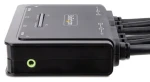 StarTech C2-DD46-UA2-CBL / KVM přepínač / 2-portový / Dual Monitor / DisplayPort / 4096x2160 / integrované kabely (C2-DD46-UA2-CBL-KVM)