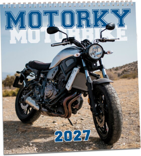 Nástěnný kalendář 2027 Aria Motorky