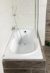 Vanová zástěna SAT 150x80 cm chrom SIKOVZPEV150 SIKOVZPEV150