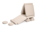 SHAPPY Dětská rozkládací pěnová pohovka SHAPPY PLAY mini Barva: Soft Beige