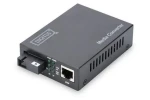 Digitus RJ-45/SC Singlemode / Mediakonvertor / Gigabit Ethernet / 1000Base-TX - 1000Base-LX / dosah 20 km (DN-82122)