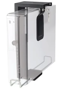 Neomounts CPU-D075BLACK/LK černá / Držák počítače / výška pc 36cm / šířka pc 10cm / nosnost 10 kg (CPU-D075BLACK/LK)
