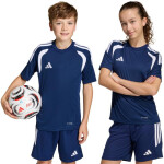 Adidas Tiro 26 League dětské tričko námořnická modrá a bílá KB1323 164 cm