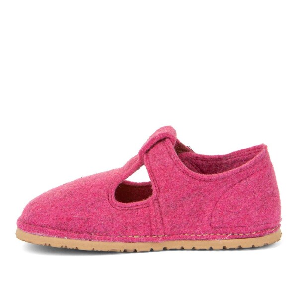 Dívčí barefoot bačkory FLEXY WOOLY Fuxia; Froddo; G1700378-6 - 25