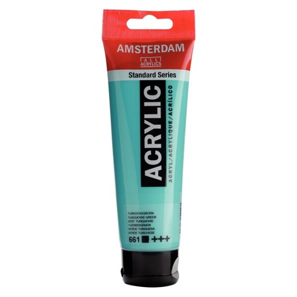 Royal Talens Amsterdam 120 ml, 661 Turquise Green