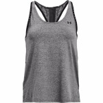 Dámské tílko 1360831 Knockout Mesh Back Tank FW21 - Under Armour XL melange-šedá