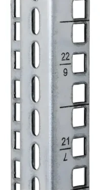 XtendLan TELCO 42U stříbrná / Vertikální montážní lišta / pro rozvaděče šířky 480 mm (VLISTAF42B)