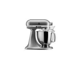 KitchenAid Artisan 5KSM175PSECU Kuchyňský robot - 10 rychlostí, planetární systém, celokovová konstrukce, stříbrná