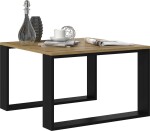 FRONTI Konferenční stolek LOFT MODERN MINI dub artisan + černá