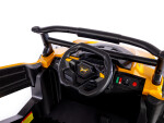 Mamido Elektrické autíčko Buggy Racing Speed 22 žluté | 4x4 | 12V10Ah | 180W | EVA | LED | 2,4Ghz | ECO kůže