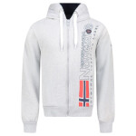 Geographical Norway Fogora DB 100 M WZ3066H/GN-Síťovaná šedá mikina 3XL
