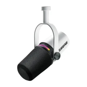Shure MV7+-W bílá / Dynamický mikrofon / XLR / 50 - 16000 Hz (010-03-663)