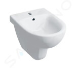 GEBERIT - Selnova Závěsný bidet, otvor pro baterii, bílá 500.264.01.7