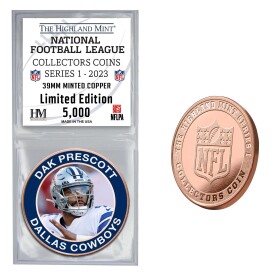 Mince Dallas Cowboys NFL Collectors Coins Series 1 Dak Prescott