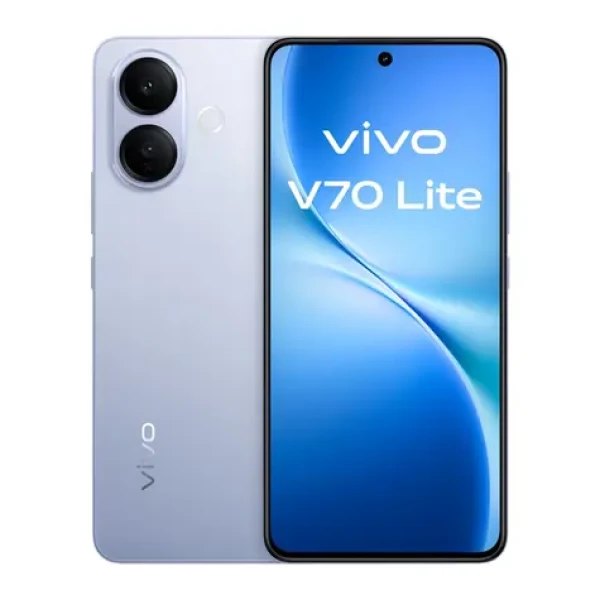 Vivo V70 Lite 5G Titanium Blue / Mobilní telefon / 6,77" AMOLED 120Hz / Dimensity 7400-Turbo / 6GB/256GB / 50MP / 90W (5674787)