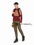 ICEBREAKER Wmns 400 RealFleece Descender LS Z, Cedar Wood/Port/Cb (vzorek) velikost: S