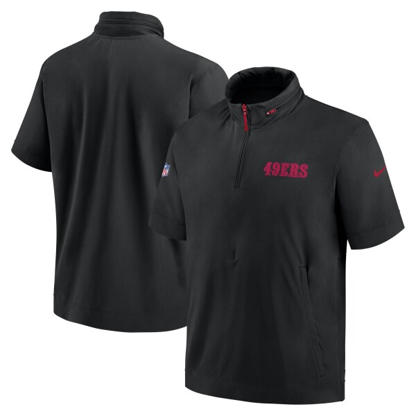 Nike Pánská bunda San Francisco 49ers NFL 2024 Sideline Lightweight Coach Velikost: L