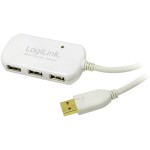 Delock USB 2.0 prodlužovací kabel plochý zahnutý [1x USB 2.0 zástrčka A - 1x USB 2.0 zásuvka A] 1.00 m černá oboustranně zapoji