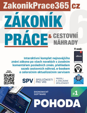 Zákoník práce a Cestovní náhrady 2026 - Redakční