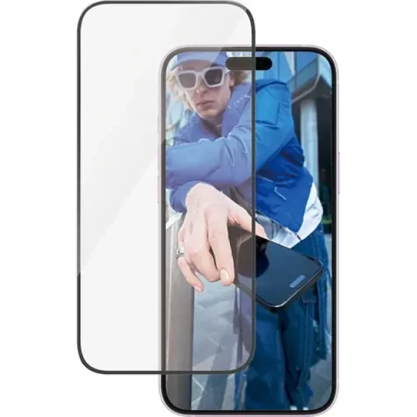 PanzerGlass Tvrzené sklo UWF s aplikátorem pro Apple iPhone 16 Plus/15 Plus černá (2863)