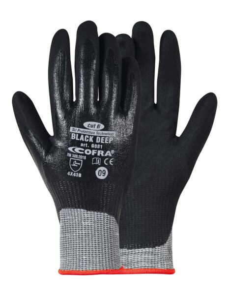 Rukavice Cofra Black Deep Barva: Černá, Velikost rukavic: 9, 1 ks (G081_D100_Z09)
