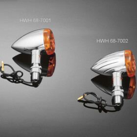 Moto blinkry Highway Hawk Tech Glide smooth, E-mark, chrom (2ks) - Chrom