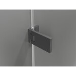 MEXEN/S - Lunar-F L sprchový kout skládací dveře pravá 100 x 80, transparent, grafit metal 836L-100-080-95-00-P