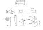 INVENA - Vanová baterie, podomítková, 2-F, SIROS BS-90-W13-A