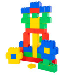 Mamido Sada velkých barevných stavebních kostek v sáčku 28,5 x 9 x 9 cm 20 kusů