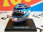 F1 přilba helma Norberto Fontana 1997 Spark kolekce měřítko 1:5