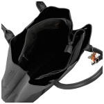 Módní dámská koženková kabelka do ruky Beatis, černá