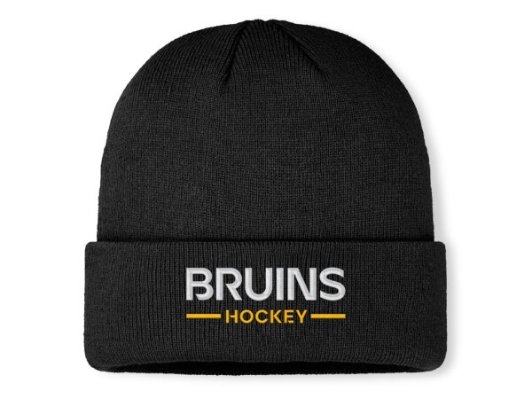 Fanatics Pánská zimní čepice Boston Bruins NHL Authentic Pro A/Cap Cuffed Beanie
