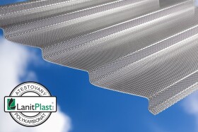 Vlnitá polykarbonátová deska Marlon CSE DIAMOND Z-TOP, š. 0,954 m × d. 4 m, síla 2,8 mm (čirá)