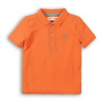 Tričko chlapecké Polo s krátkým rukávem, Minoti, 1POLO 6, oranžová - 92/98 | 2/3let