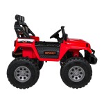 Mamido Elektrické autíčko Extreme Sport 4x4 s proměnlivou velikostí červené