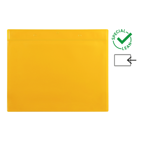 Djois identifikační kapsa A4, žlutá, 10 ks