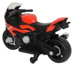 Mamido Dětská elektrická motorka BMW S1000RR černo-červená