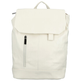 Trendy dámský koženkový kabelko-batoh Vexen, bílý