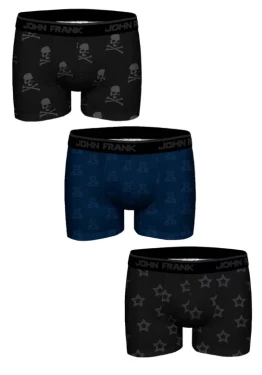 Pánské boxerky JOHN FRANK JF3BJACQ03 3pack