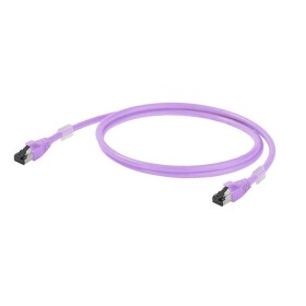 Weidmüller 2701550300 RJ45 síťové kabely, propojovací kabely S/FTP 30 m fialová S průchodkou chránící proti zlomení, samozhášecí 1 ks