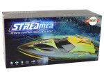 Mamido Motorový člun na dálkové ovládání Streamer R/C 2,4 GHz žlutý
