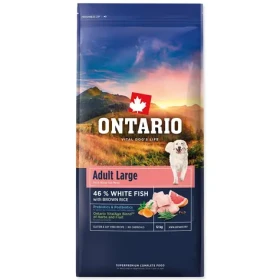 Ontario Adult Large Fish Brown Rice 12kg / Granule pro dospělé psy (214-13130)