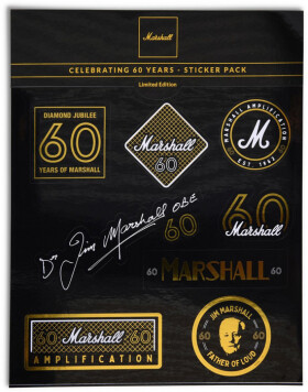 Marshall 60th Anniversary - Samolepky