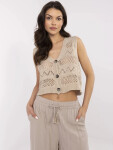 Jumper D93076J90849A béžový L/XL