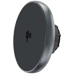 4smarts Screen Mount Qi2 šedá / Magnetický držák na monitor / Bezdrátové nabíjení Qi2 15W / MagSafe / otočný 360° (541114)