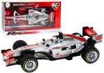 Mamido Závodní sportovní auto s pohonem 1:9 stříbrné se zvuky